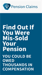 Mobile Screenshot of pensionclaims.net